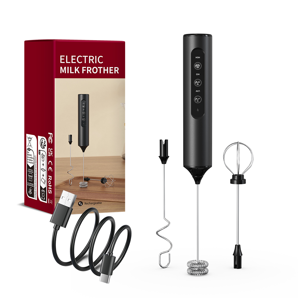 Immersion Hand Blender Set - Batedor de Leite Elétrico Sem Fio