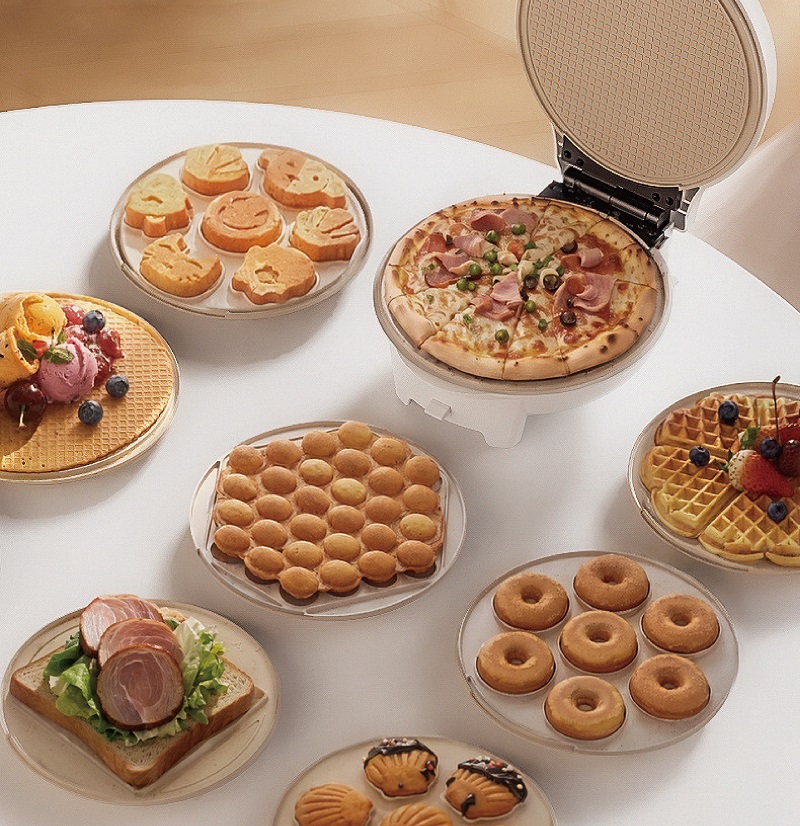 Mini Waffle Maker Machine - 750w mini sanduicheira elétrica panqueca cronometragem