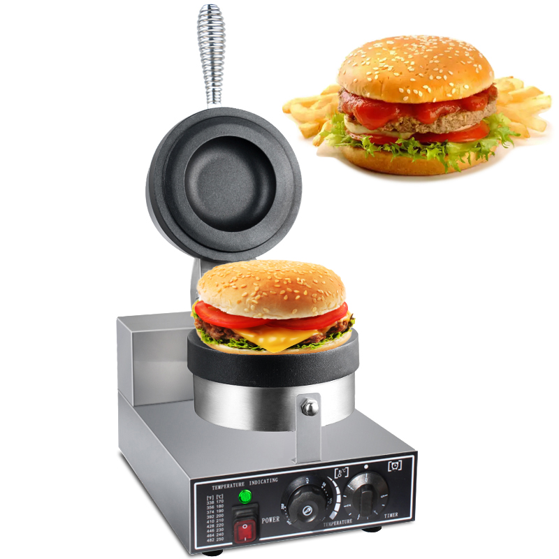 Mini Waffle Maker Machine - Máquina de Hambúrguer Elétrica HPH2O 1300W,