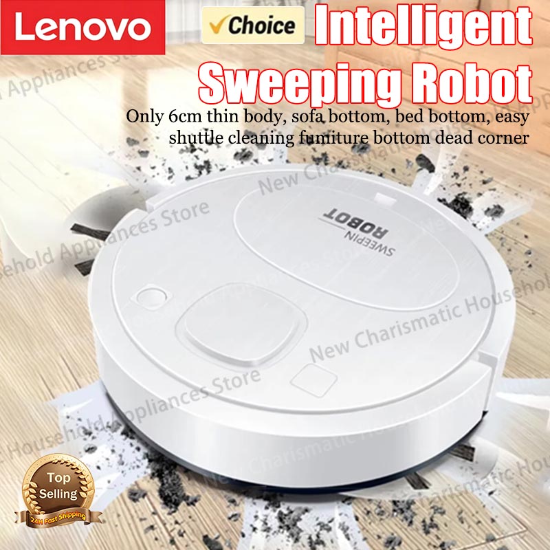 Small Appliances - Novo Robô Aspirador Inteligente Lenovo: Máquina