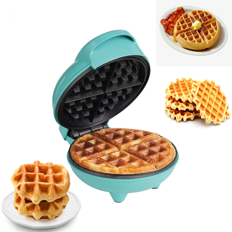 Mini Waffle Maker Machine - Mini elétrica portátil grill waffle maker