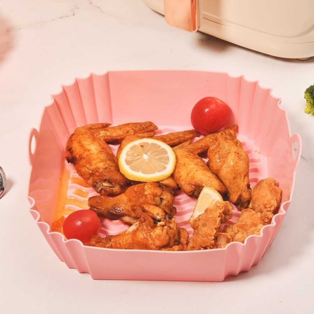 Air Fryer Silicone Pot Liner - Forros de Silicone Antiaderentes para Fritadeira