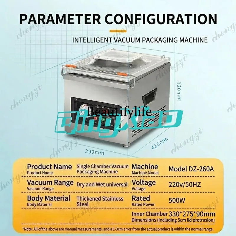 Food Vacuum Sealer Machine - Seladora a Vácuo Automática Comercial K182