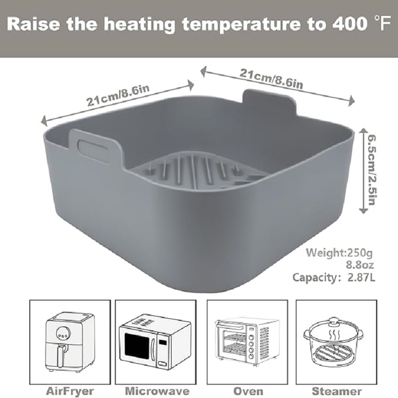Forros de silicone antiaderent - Air Fryer Silicone Pot Liner avaliação e preço