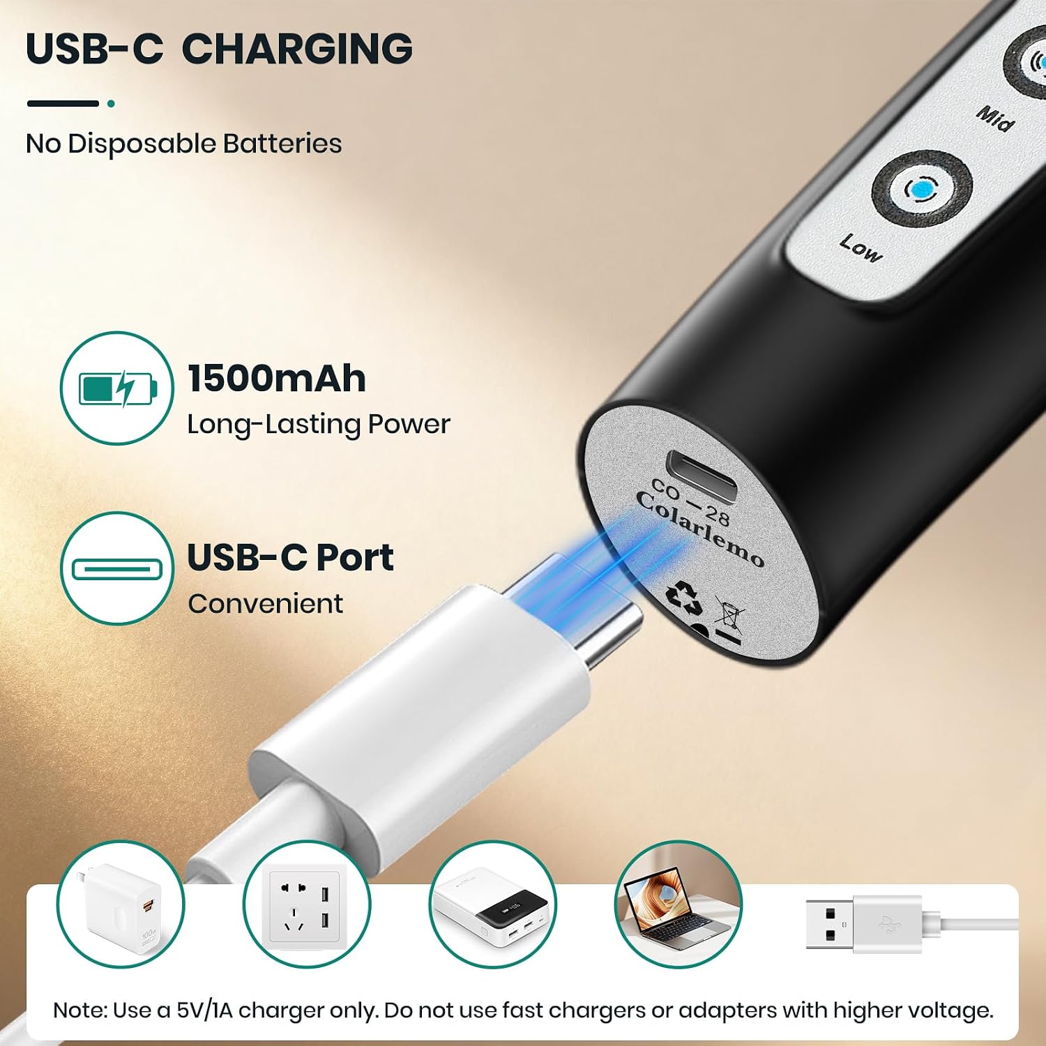 Espumador de Leite Recarregáve - Electric Milk Frother Handheld avaliação e preço