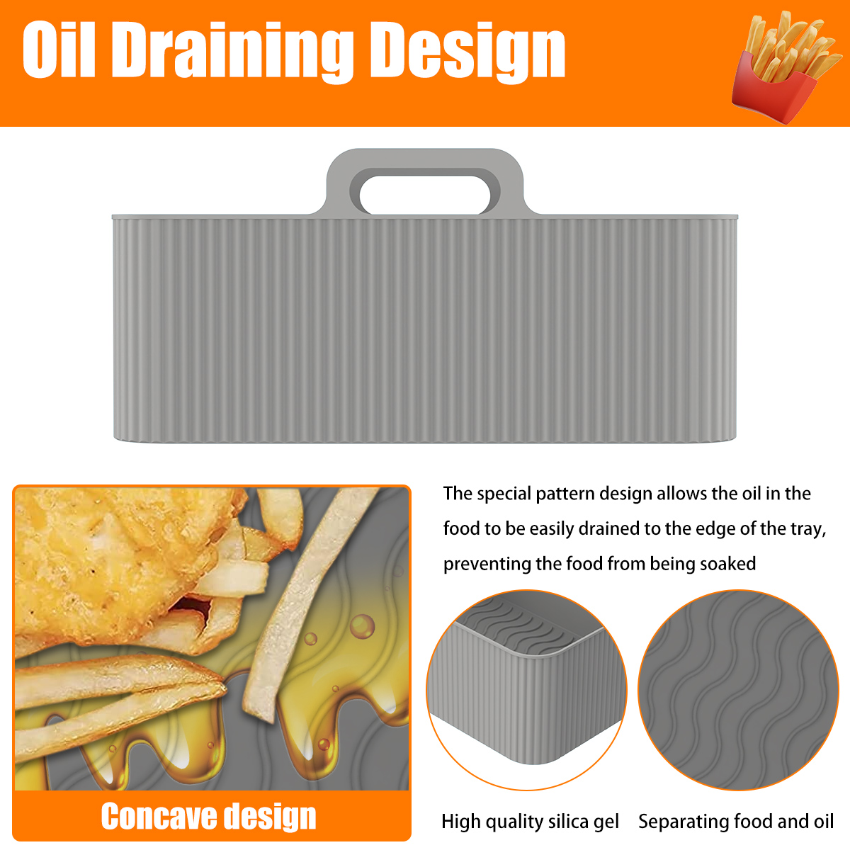Forro de fritadeira de ar de s - Air Fryer Silicone Pot Liner avaliação e preço
