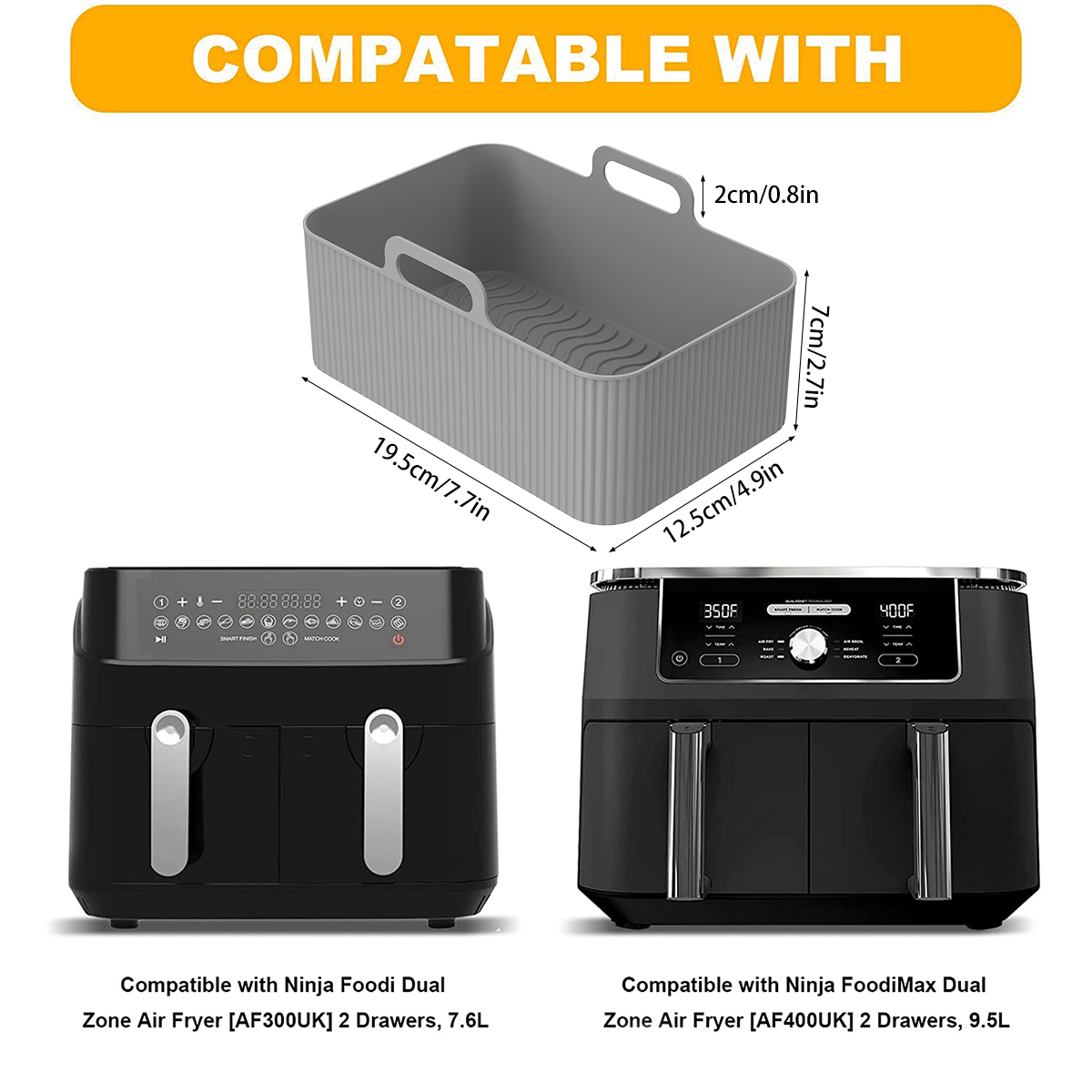 Forro de fritadeira de ar de s - Air Fryer Silicone Pot Liner avaliação e preço