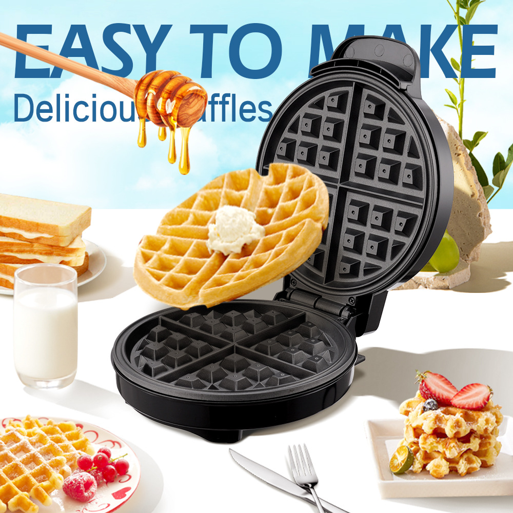 Moldes de waffle para café da  - Mini Waffle Maker Machine avaliação e preço