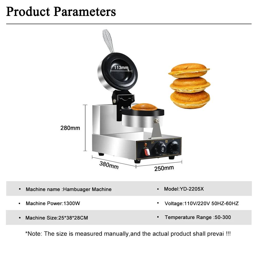 Máquina de Hambúrguer Elétrica - Mini Waffle Maker Machine avaliação e preço