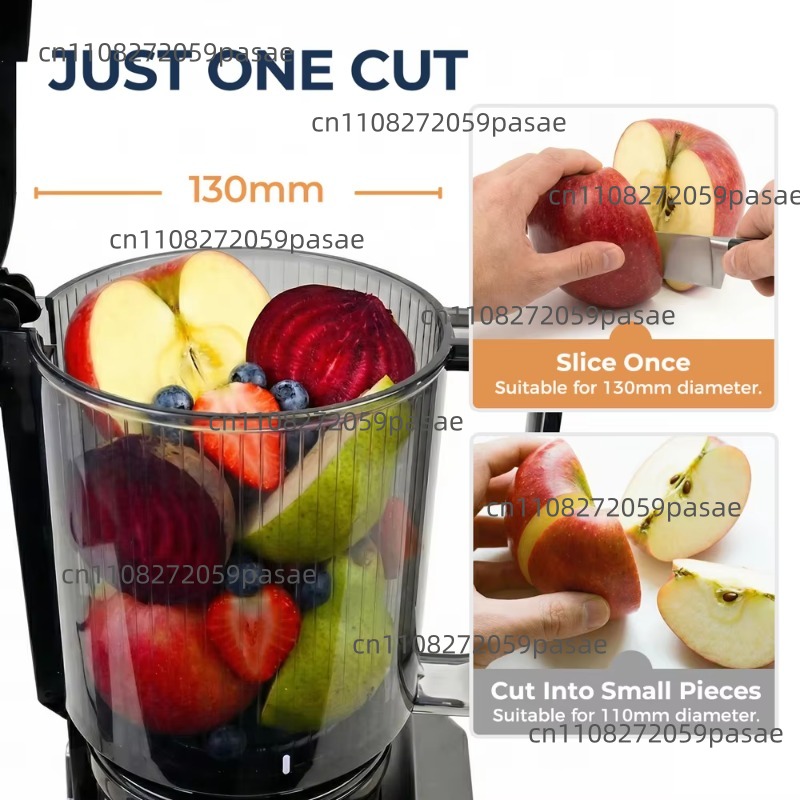 Espremedor de frutas de boca l - Electric Slow Juicer Cold Press avaliação e preço