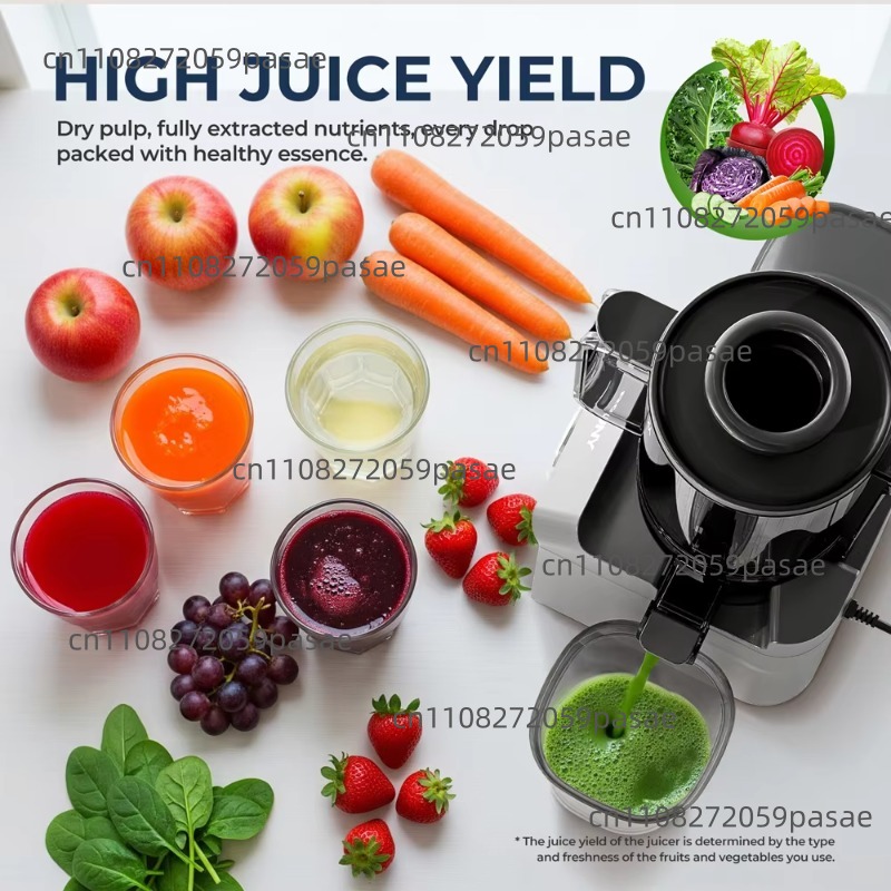 Espremedor de frutas de boca l - Electric Slow Juicer Cold Press avaliação e preço