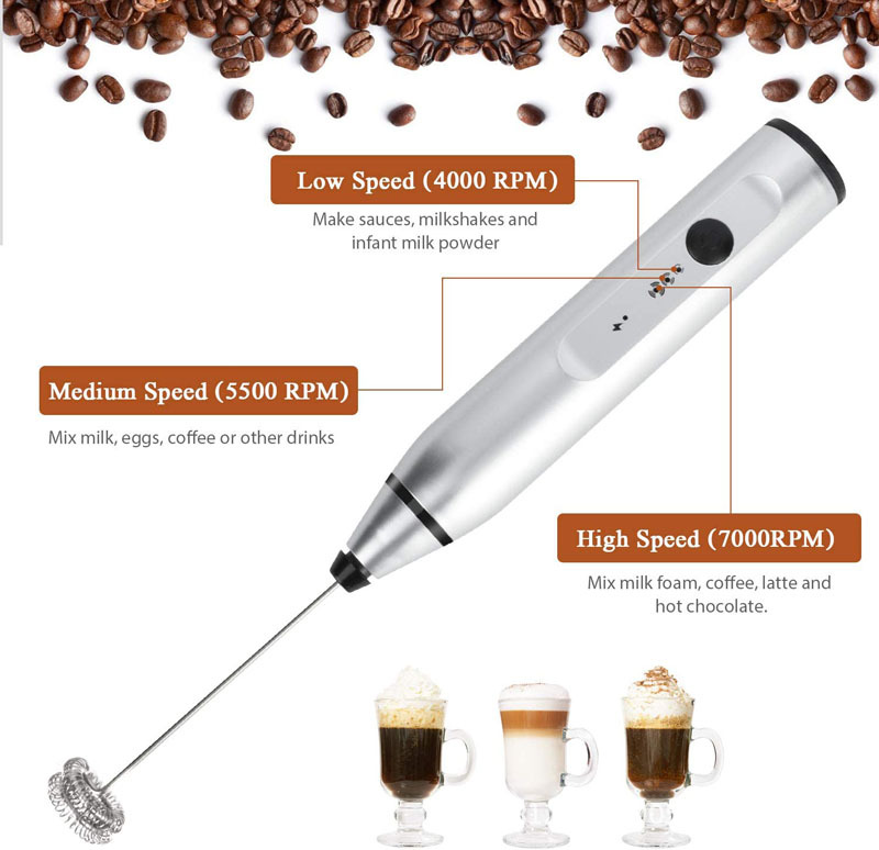 Mini batedor de leite elétrico - Portable Blender Usb Rechargeable avaliação e preço