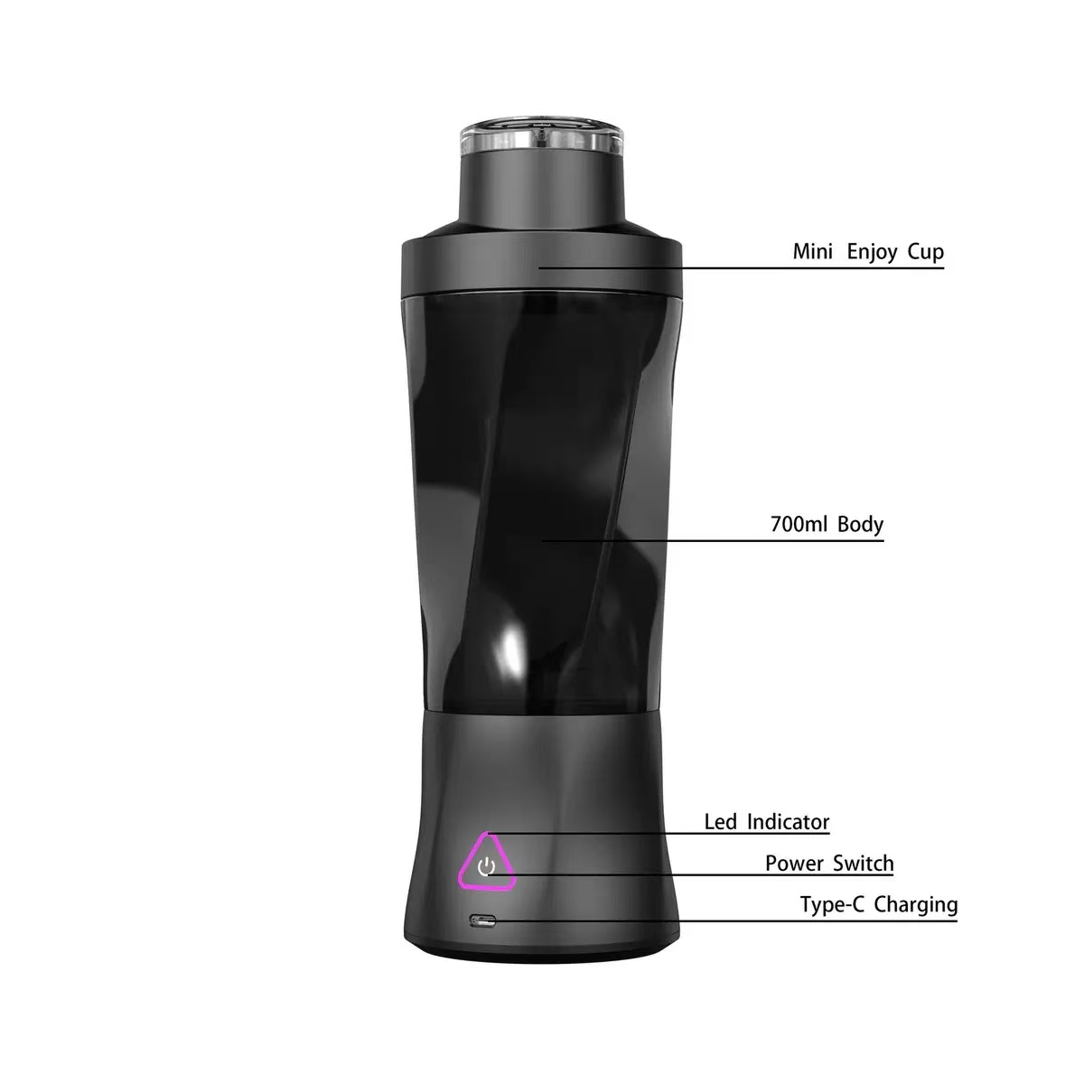 Liquidificador Elétrico Portát - Portable Blender Usb Rechargeable avaliação e preço