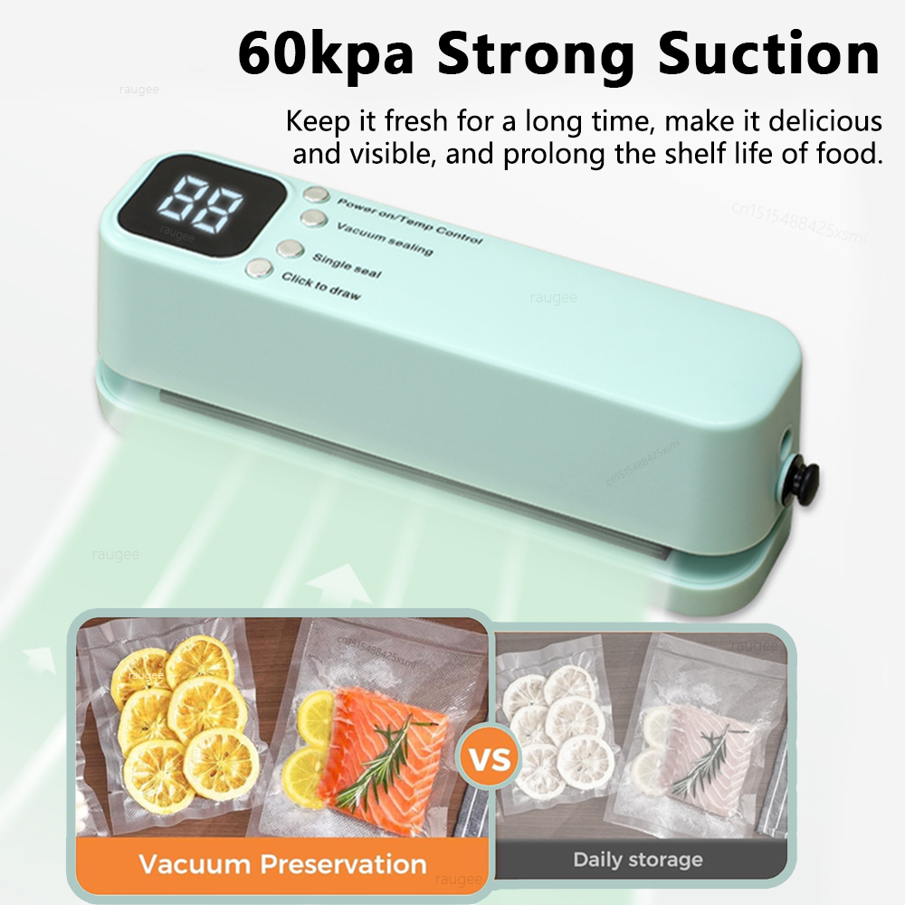 Seladora a Vácuo Portátil Mini - Food Vacuum Sealer Machine avaliação e preço