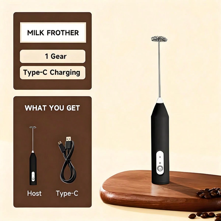 Batedor Elétrico Portátil 1 Un - Electric Milk Frother Handheld avaliação e preço