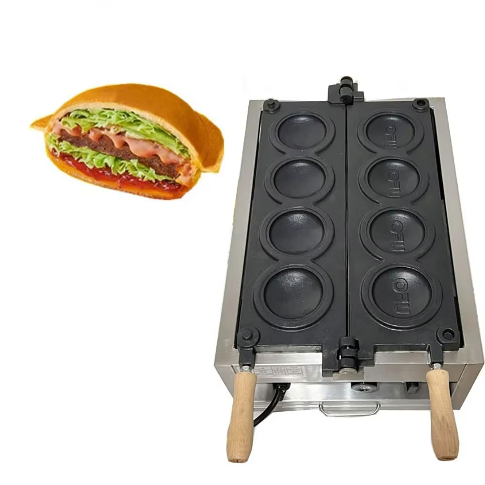 HomeWise Elétrica 4 PCS UFO Bu - Mini Waffle Maker Machine avaliação e preço