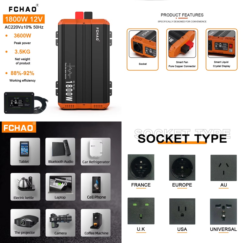 Inversor de Potência 1800W DC  - Home Appliances avaliação e preço