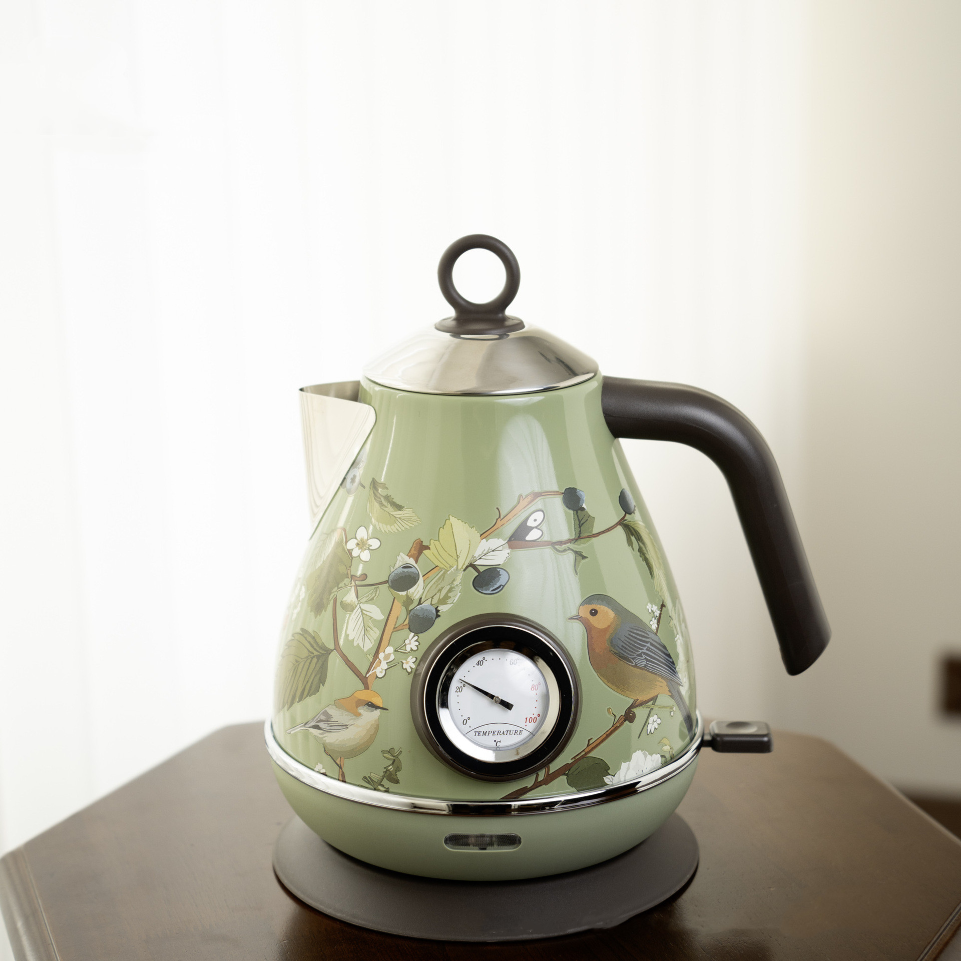 Chaleira Elétrica Retrô Rosa F - Electric Kettle Temperature Control avaliação e preço