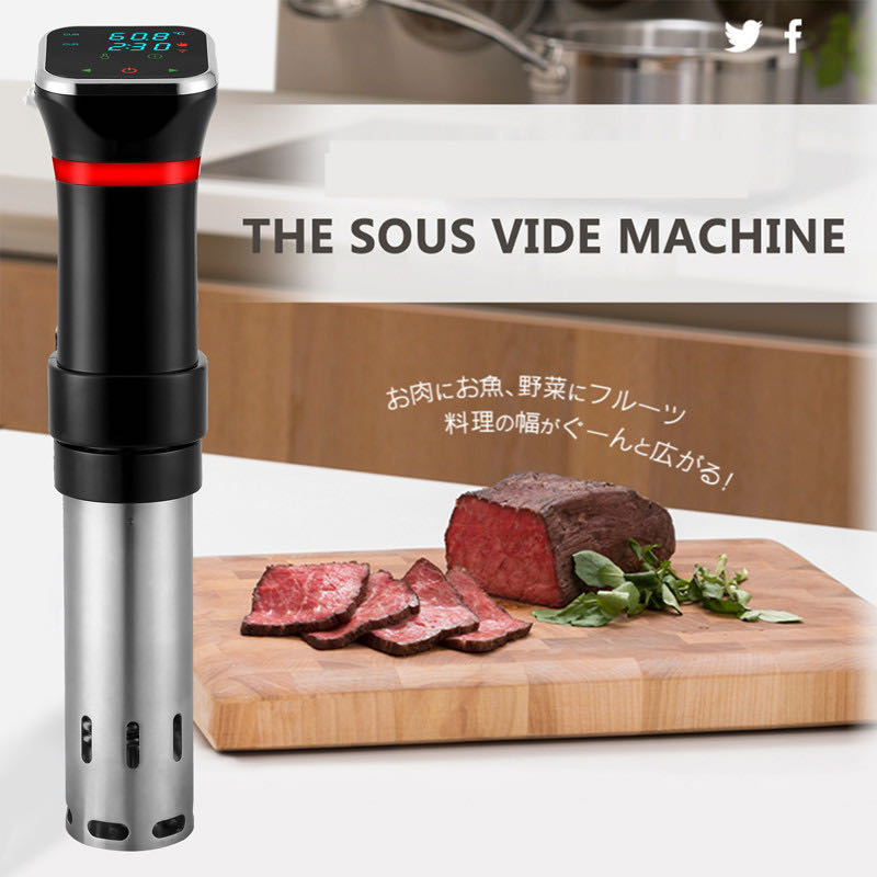 Portátil 1100w vácuo alimentos - Digital Sous Vide Precision Cooker avaliação e preço