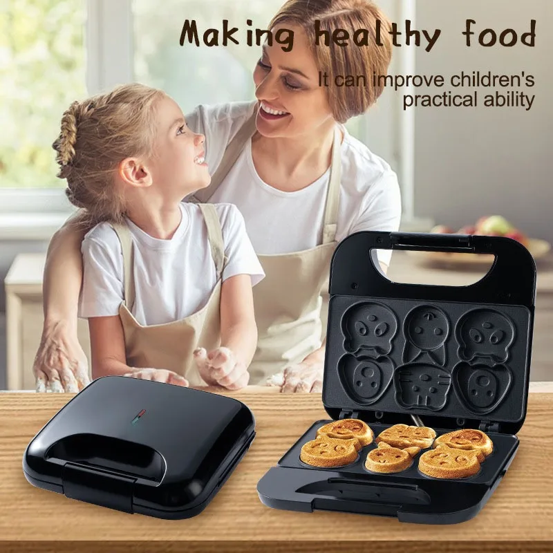Máquina Doméstica de Biscoitos - Mini Waffle Maker Machine avaliação e preço
