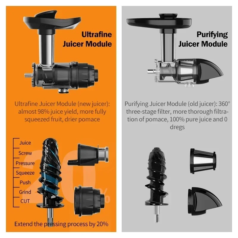 Venda Quente Extrator de espre - Electric Slow Juicer Cold Press avaliação e preço